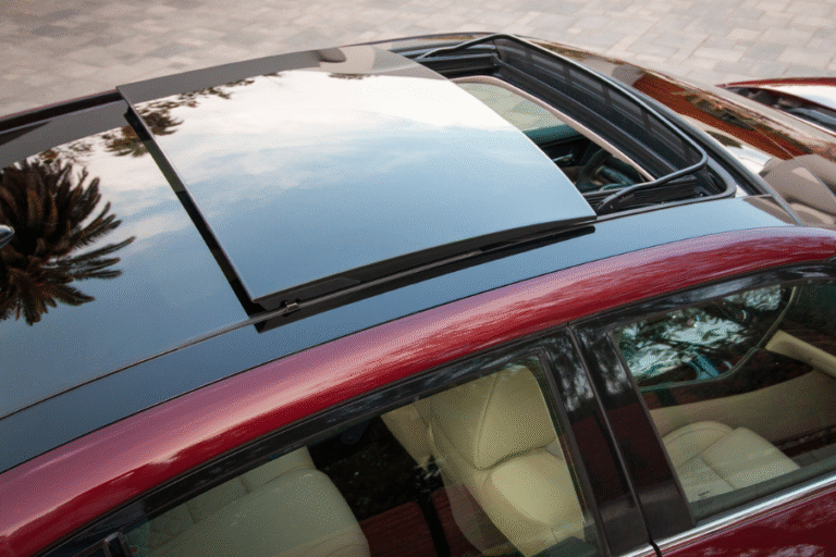 Remplacement toit panoramique 